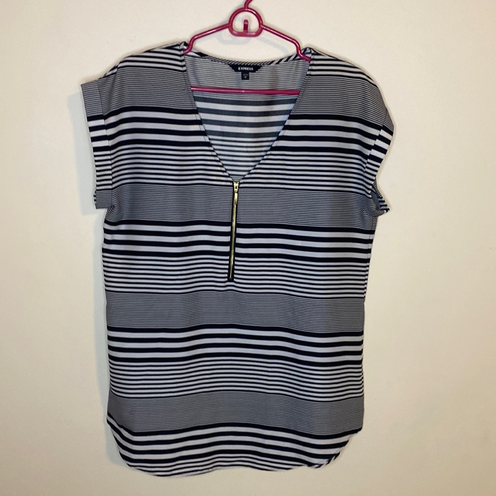 Zipper blouse